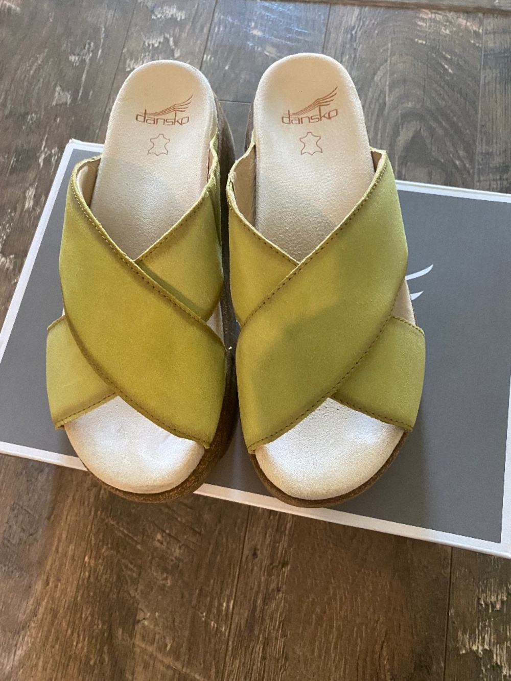 Dansko Sandals, Green Size 40